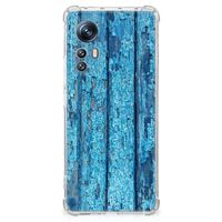 Xiaomi 12 | 12x Stevig Telefoonhoesje Wood Blue