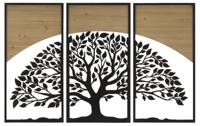 WANDPANEEL BOOGIJZER EN HOUT SET 3 STUKS CM 105X2X70 (35X2X70) WANDPANEEL BOOGIJZER EN HOUT SET 3 STUKS CM 105X2X70 (35X2X70)