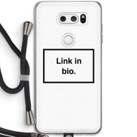 Link in bio: LG V30 Transparant Hoesje met koord