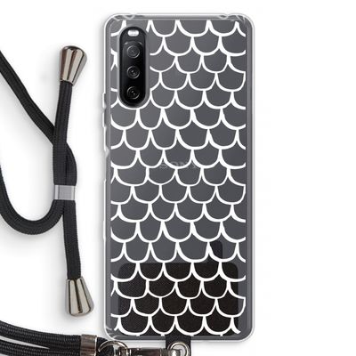 Dakpannetjes: Sony Sony Xperia 10 III Transparant Hoesje met koord