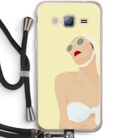 Summer: Samsung Galaxy J3 (2016) Transparant Hoesje met koord