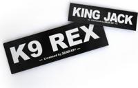 Julius K9 Eigen Naam Label Per Stuk - Enkel de naam