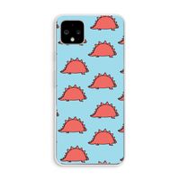 Dinosawrr: Pixel 4 XL Transparant Hoesje