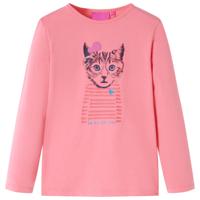 VidaXL Kindershirt met lange mouwen 116 roze