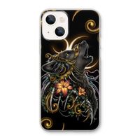 Huilende Wolf: iPhone 13 Transparant Hoesje