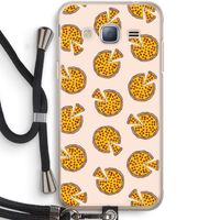 You Had Me At Pizza: Samsung Galaxy J3 (2016) Transparant Hoesje met koord