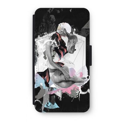 Camouflage de sommeil: iPhone X Flip Hoesje