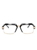 Cazal lunettes de vue 6020 à monture rectangulaire - Noir