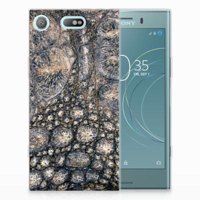 Sony Xperia XZ1 Compact | TPU Hoesje | Krokodillenprint
