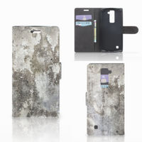 LG K10 2015 Bookcase Beton Print - thumbnail