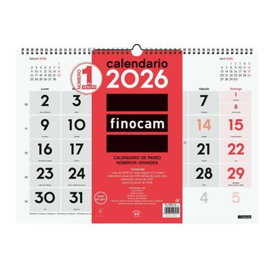 Muurkalender Finocam Papier 43 x 31 cm