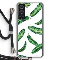 Lange bladeren: Samsung Galaxy S21 FE Transparant Hoesje met koord