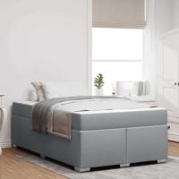 Bedframe Lichtgrijs 120 x 190 cm Stof