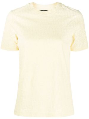 Diesel t-shirt à logo imprimé - Jaune
