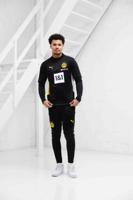 Borussia Dortmund 1/4 Zip Trainingspak Senior 2024/2025 Zwart - Maat S - Kleur: Zwart | Soccerfanshop
