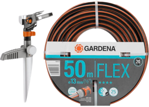 Gardena Comfort FLEX Tuinslang 1/2 + Premium sproeier