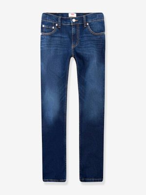 Skinny jeans voor jongens 510 van Levi's stone