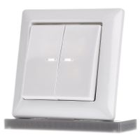 AS 590-5 KO5 WW  - Cover plate for switch/push button white AS 590-5 KO5 WW