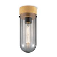 Home sweet home plafondlamp Capri klein - hout/glas