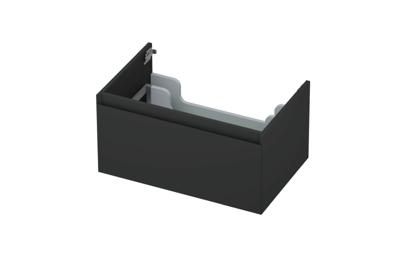 Onderkast INK 1 lade greeploos gelakt 45gr 70 cm x 45 cm x 35 cm Mat antraciet 1240111