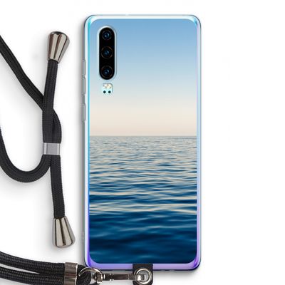 Water horizon: Huawei P30 Transparant Hoesje met koord