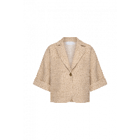 Helena Hart - Beige | Dames | Blazer | Beige | 3XL | regular | Kamst mode