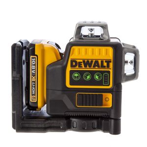 DeWalt DCE0811D1G veelzijdige zelfnivellerende kruislijnlaser 360 graden - DCE0811D1G-QW