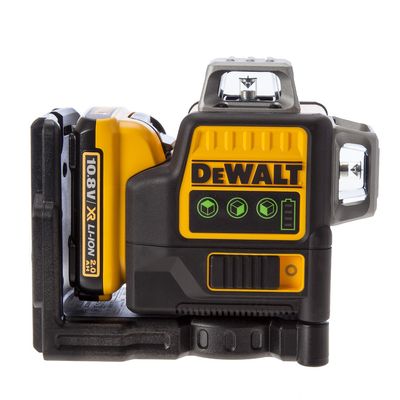 DeWalt DCE0811D1G veelzijdige zelfnivellerende kruislijnlaser 360 graden - DCE0811D1G-QW