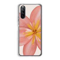 Pink Ellila Flower: Sony Xperia 10 III Transparant Hoesje Pink Ellila Flower: Sony Xperia 10 III Transparant Hoesje