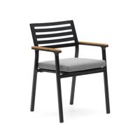 Kave Home Tuinstoel 'Bona' kleur Zwart