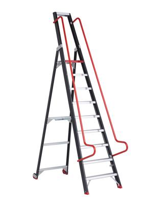 Altrex Taurus enkel oploopbare magazijntrap TME 9 - 193209