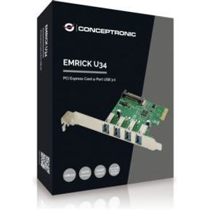 Conceptronic EMRICK02G interfacekaart/-adapter Intern USB 3.2 Gen 1 (3.1 Gen 1)