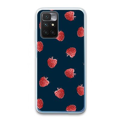 Framboosjes: Xiaomi Redmi 10 Transparant Hoesje