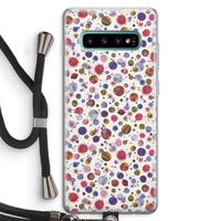 Planets Space: Samsung Galaxy S10 Plus Transparant Hoesje met koord