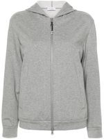 Brunello Cucinelli hoodie à effet chiné - Gris