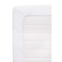 Hoeslaken katoen - wit - 90x200 cm