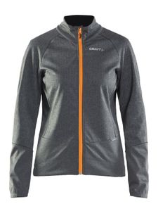 Craft Rime Jacket Dames (Grijs / Sprint) XL