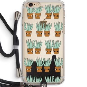 Sansevieria: iPhone 6 PLUS / 6S PLUS Transparant Hoesje met koord