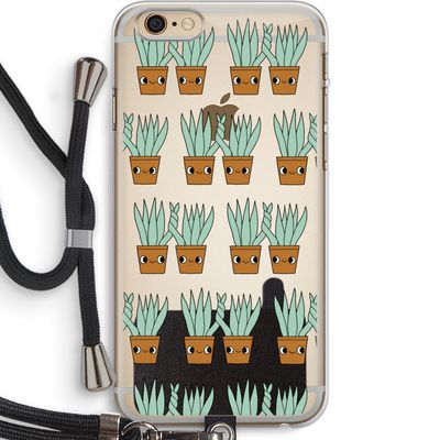 Sansevieria: iPhone 6 PLUS / 6S PLUS Transparant Hoesje met koord
