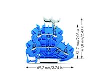 2002-2234  (50 Stück) - Feed-through terminal block 5,2mm 24A 2002-2234 - thumbnail