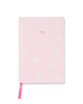 051 Agenda 2026 A5 Hartjes Roze