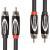 Roland RCC-15-2R2R instrumentenkabel 2x RCA - 2x RCA 4.5 meter - thumbnail