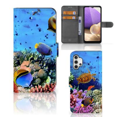Samsung Galaxy A32 4G | Telefoonhoesje | Met pasjeshouder | Vissen