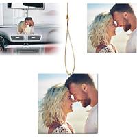 kerstversiering 2d acryl gepersonaliseerde fotocadeaus hangende hanger kerstversiering aangepaste spiegel hangende ornament met foto Lightinthebox