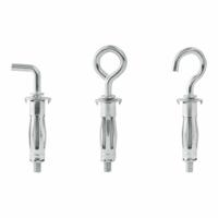 Set van haken, oogbouten en hangers Rapid Ø 11 x 37 mm Uitbreiding Metaal 12 Stuks