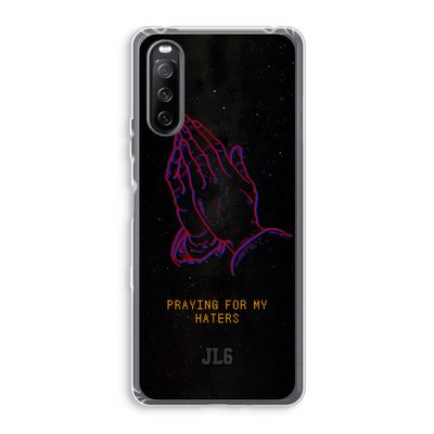 Praying For My Haters: Sony Xperia 10 III Transparant Hoesje