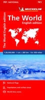 Wegenkaart - landkaart 701 The world - Wereld | Michelin