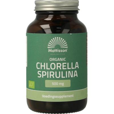Mattisson Organic chlorella spirulina 500mg bio