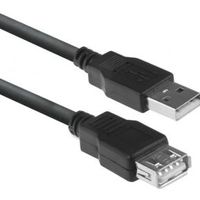 ACT USB 2.0 verlengkabel A male - A female 3 meter