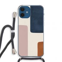 Geo #5: iPhone 12 mini Transparant Hoesje met koord